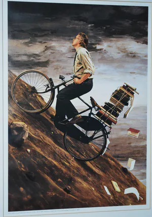 Teun Hocks - Man on a bicycle kopen? Bied vanaf 125!