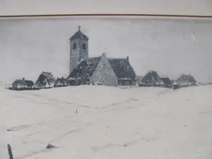 Willem Witjens - dorpje in de winter kopen? Bied vanaf 35!