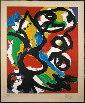 Karel Appel - Zeefdruk, Bird in summer landscape kopen? Bied vanaf 850!