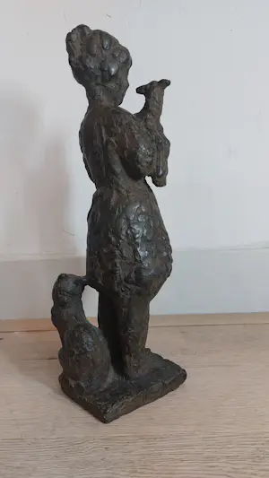 Pieter d' Hont - Kind met lam en kat kopen? Bied vanaf 1500!