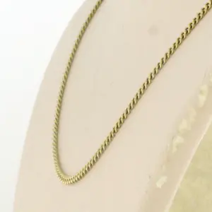 14k geel gouden collier - 45 cm kopen? Bied vanaf 90!