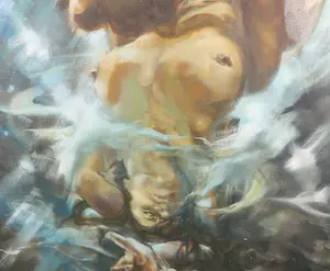 Roger Thalamy - Olieverf op doek, Galaxie - Ingelijst kopen? Bied vanaf 1!