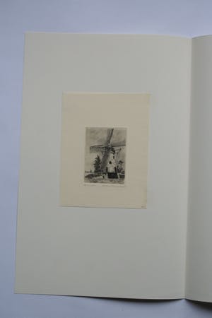 Maarten Langbroek - ets Beltmolen - gesigneerd kopen? Bied vanaf 1!