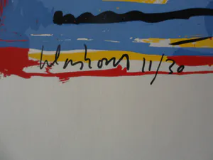 Peter Klashorst - Zeefdruk, titel. "Stierengevecht ". kopen? Bied vanaf 35!