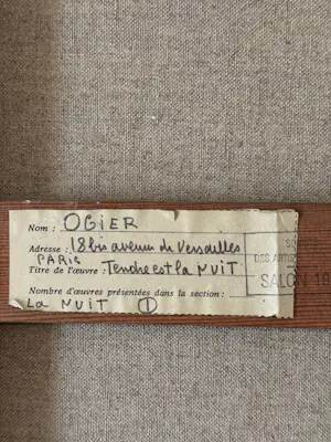 Marie Louise Ogier - Zärtlich ist die Nacht - 1977 - Salon französischer Künstler in Paris 1977 kopen? Bied vanaf 800!