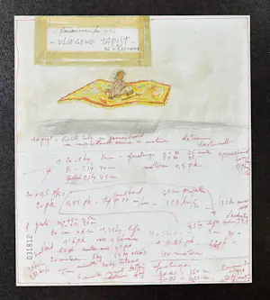 Panamarenko - Vliegend tapijt kopen? Bied vanaf 175!