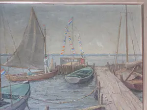 Leonard Pieter Versteeg - Loosdrecht. Zeilschepen. kopen? Bied vanaf 495!