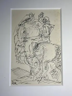 Willem van Konijnenburg - Ruiter te paard kopen? Bied vanaf 140!