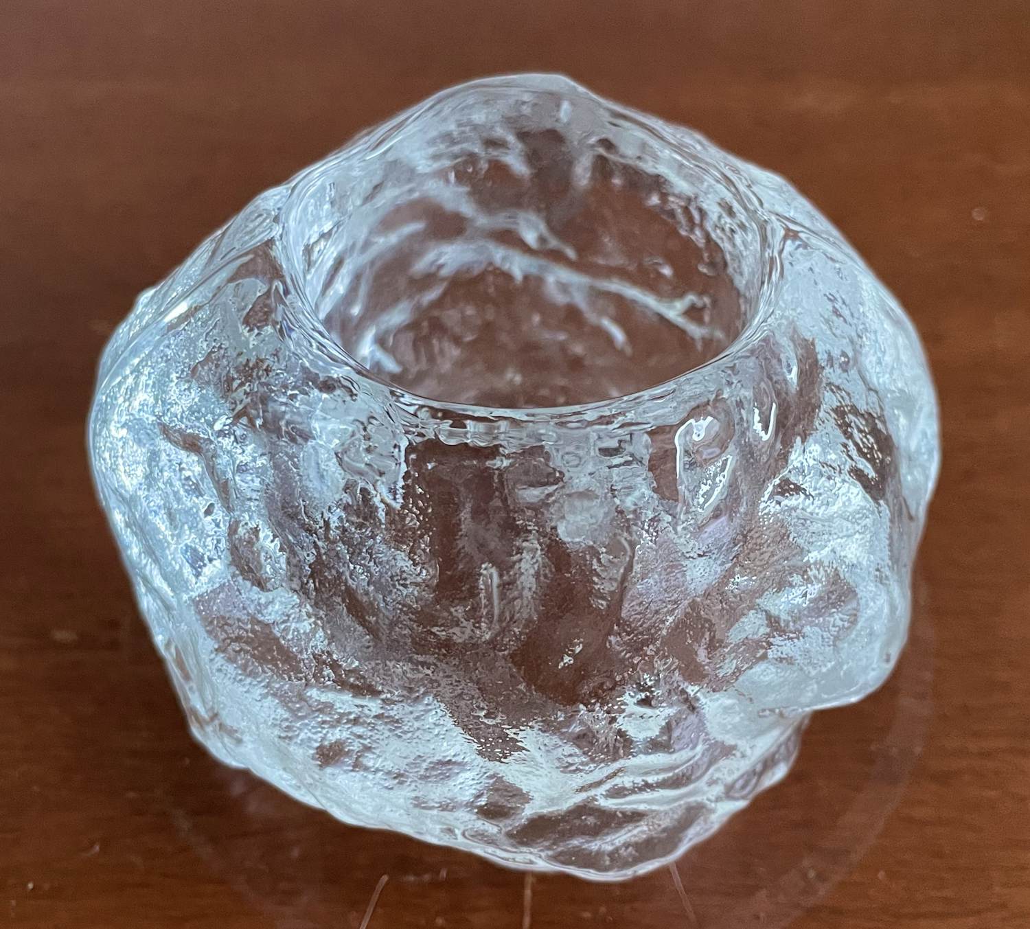 Goran Warff - Kosta Boda - Medium Votive “Snowball” verkocht voor € 25!