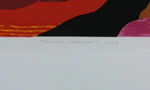 Ronald Boonacker - Zeefdruk, Toscaans landschap I, Italië - Ingelijst kopen? Bied vanaf 50!