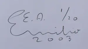 Emilio Kruithof - Zeefdruk: Audition - 2003(incl boek!) kaufen? Bieten Sie von 125!