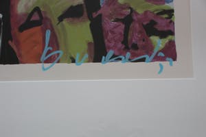 Herman Brood - ingelijste grote zeefdruk: Family Affair - 1994 kopen? Bied vanaf 399!