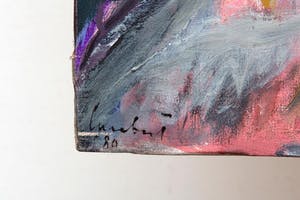 Lucebert - schilderij op doek, handgesigneerd, CoBra kopen? Bied vanaf 6000!