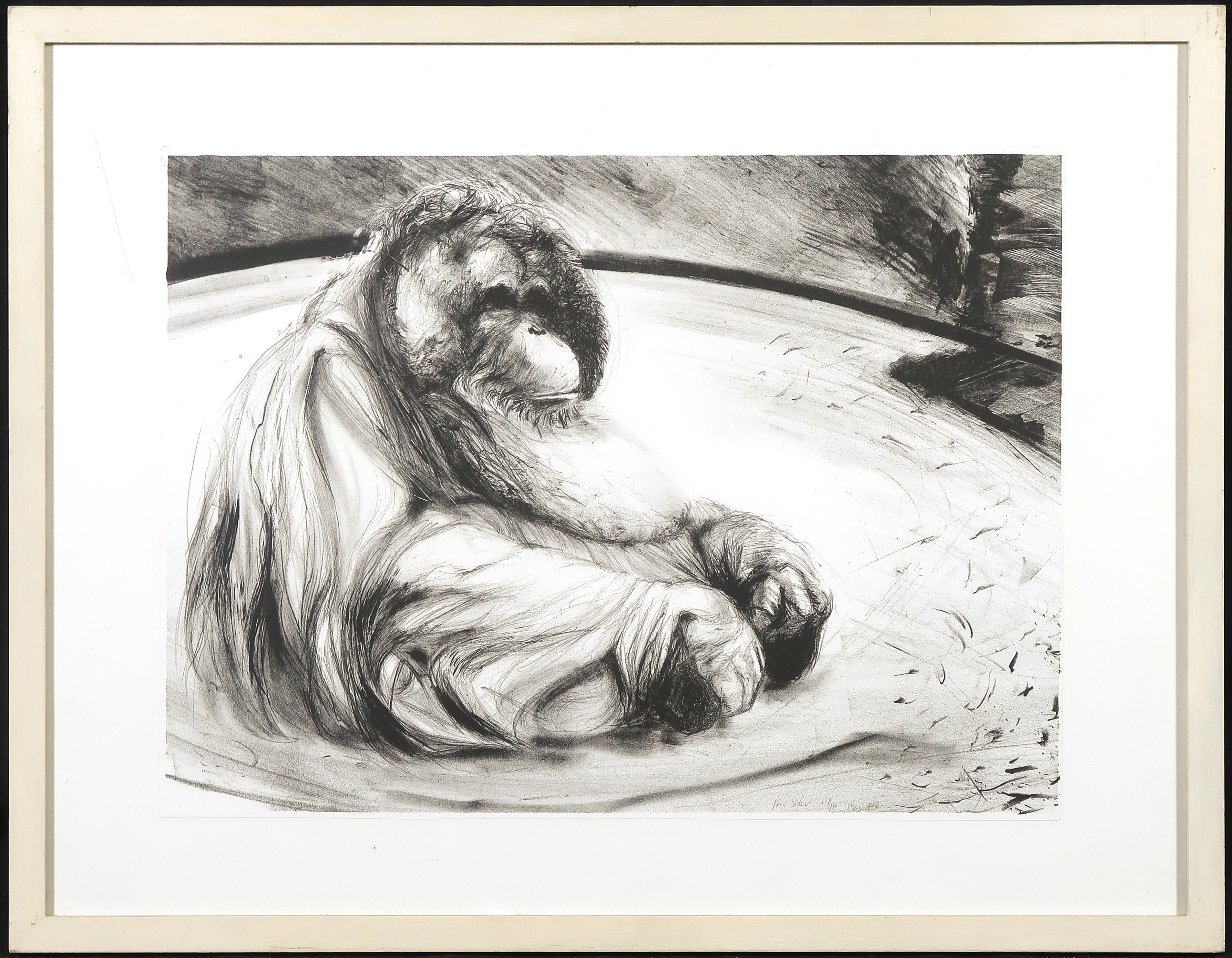 Ton Soder - Litho, Pi-ku - Ingelijst kopen? Bied vanaf 20!
