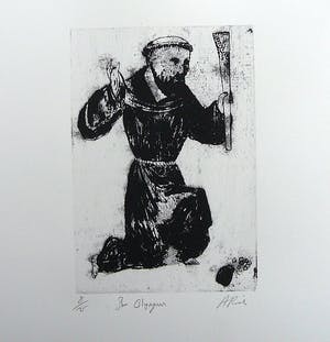 Niet of onleesbaar gesigneerd - Hot Bed Press 2012-Print exchange / portfolio grafiek kopen? Bied vanaf 1!