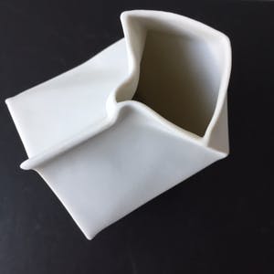 Rosenthal - Do not Litter Collection Melkpakvaasje en Colablikje wit, biscuit porselein kopen? Bied vanaf 45!