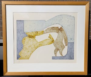 Reinhoud D'Haese - Échangé de bons procédés, metaaldruk (mooi ingelijst) kopen? Bied vanaf 275!