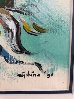 Sephina Kersten - Japan Flower (2 schilderijen) kopen? Bied vanaf 200!