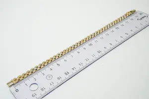 75 - Schitterende  14Krt tri-color Rolex-model armband - president schakel kopen? Bied vanaf 550!