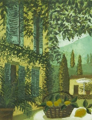 Laetitia de Haas - Ets en aquatint, Toscane - Ingelijst kopen? Bied vanaf 35!