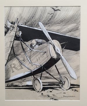 Piet van der Hem - Gemengde techniek op papier, - Ingelijst kopen? Bied vanaf 275!