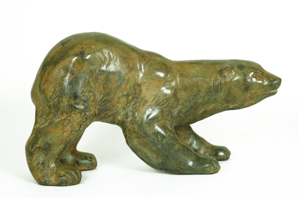 Pierre Chenet - Bronzen beeld van IJsbeer verkocht voor € 329!