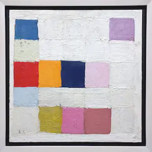 Piet Dirkx - Referentie, acrylverf op paneel (mooi ingelijst) kopen? Bied vanaf 275!