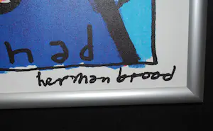 Herman Brood - Als ik jou niet had - canvas op spieraam - ingelijst kopen? Bied vanaf 90!