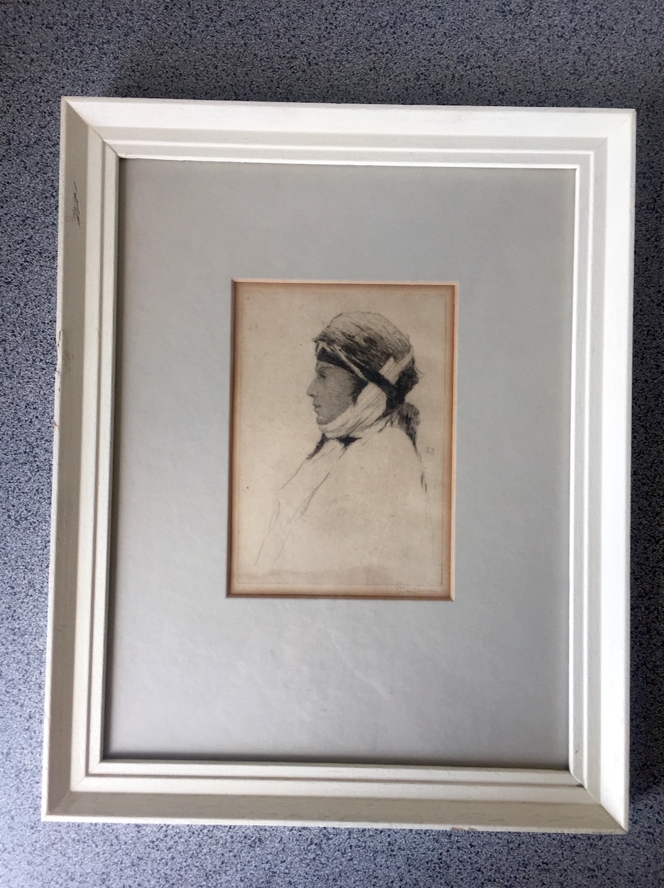 Philip Zilcken - Ets - Portret van een Noord - Afrikaan kopen? Bied vanaf 65!