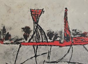 John Foppen - Italian Fishing Village Anno 1900..... # K04 . XL. GROOT. kopen? Bied vanaf 169!