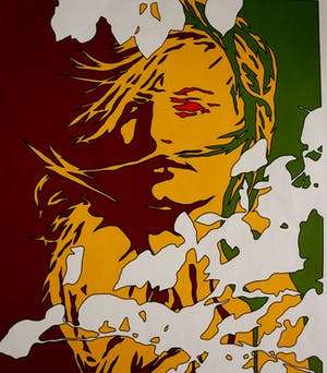 Werner Berges - Zeefdruk: Vrouwen portret kopen? Bied vanaf 45!