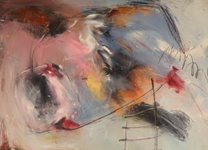 Martiene Raven - Acryl op paneel, Goed uitzicht - Ingelijst (Groot) kopen? Bied vanaf 200!