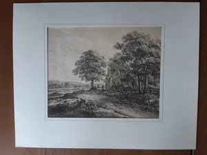 Anthonie Waterloo - Grote lindeboom voor een herberg kopen? Bied vanaf 250!
