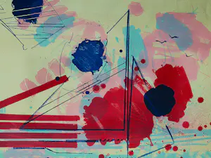 Sam Middleton - Redelijk zeldzame zeefdruk op papier "summer sailing" - oplage slechts 50 kopen? Bied vanaf 63!