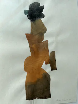 Henri Plaat - 2 x gouache samen ingelijst - 1994 - Gesigneerd kopen? Bied vanaf 75!