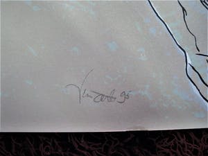 Vincent Rijnbende - GROTE Zeefdruk - Zeer kleine oplage (15 ex) "Klapwiekende Appelboom" kopen? Bied vanaf 28!