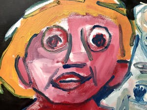 Martin van Wordragen - Olieverf op doek - Moeder en kind 2011 kopen? Bied vanaf 360!