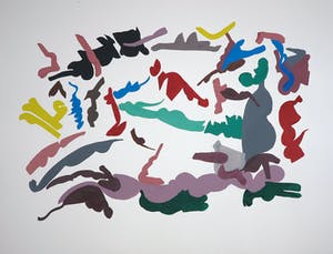 Henri Plaat - Gouache, Zonder titel (Groot) kopen? Bied vanaf 80!