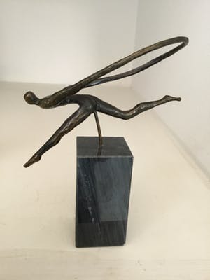 Corry Ammerlaan - Sculptuur “ De sprong wagen “ kopen? Bied vanaf 30!