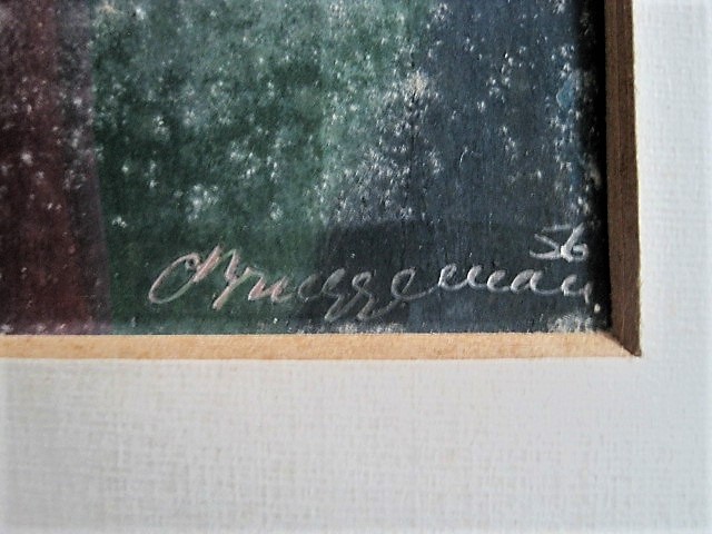 Carla Daalderop Bruggeman - Zeldzaam kubistisch Aquarel van Beeldhouwster/Keramiste uit de Betuwe  kopen? Bied vanaf 1!