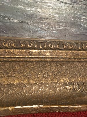 Henriette Hubregtse-Lanzing - Haven van Rotterdam, groot olieverfschilderij kopen? Bied vanaf 150!