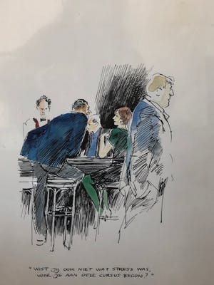 Peter van Straaten - zeefdruk in kleur kopen? Bied vanaf 25!