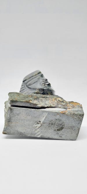 Niet of onleesbaar gesigneerd - Mexicaanse Sjamaan 2 gezichten groen marmer kopen? Bied vanaf 1!