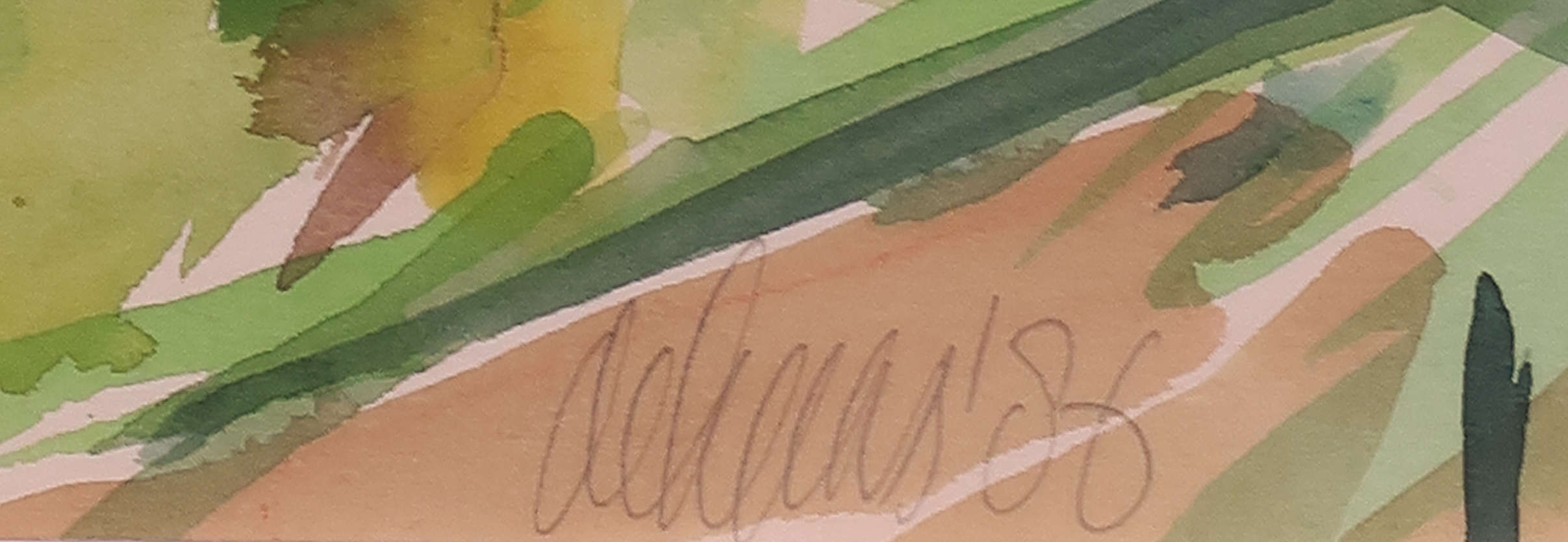 Toon de Haas - Aquarel, Frankrijk - Ingelijst kopen? Bied vanaf 50!