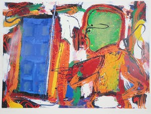 Guillaume Lo-A-Njoe - Zeefdruk, Zonder titel kopen? Bied vanaf 1!