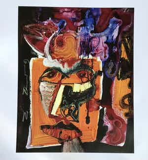 Jan te Wierik - Neptunus, litho naar schilderij verkocht voor € 1!