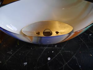 Niet of onleesbaar gesigneerd - fraaie lamp van italiaans design kopen? Bied vanaf 1!