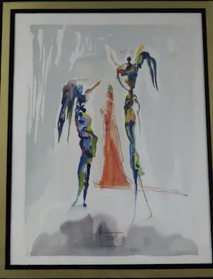 Salvador Dali - De engelen van het Empyreum / Gli angeli dell' Empireo - Reeks Paradiso kopen? Bied vanaf 175!