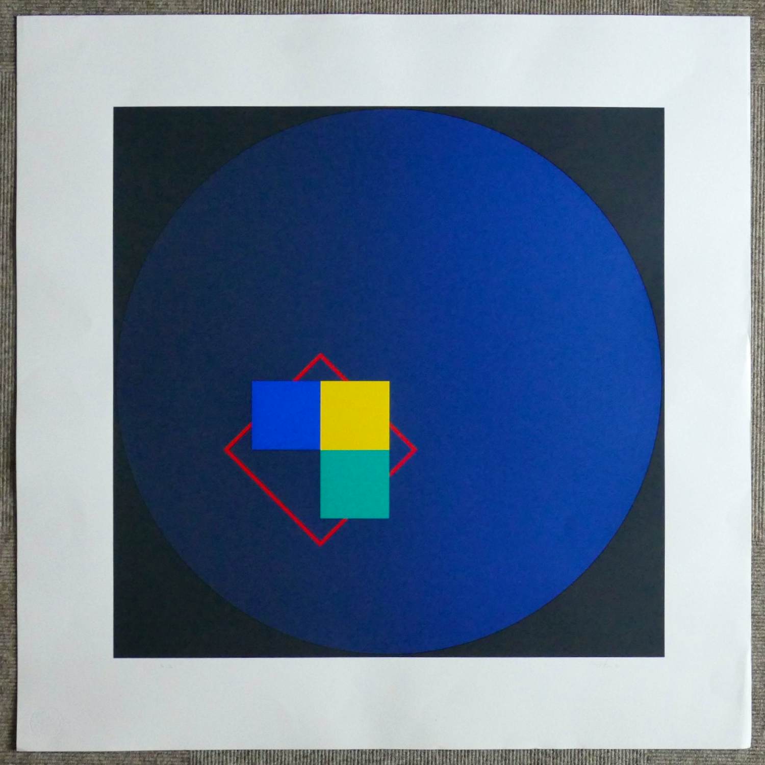 Friedrich Geiler - Abstract Geometrische Compositie kopen? Bied vanaf 95!