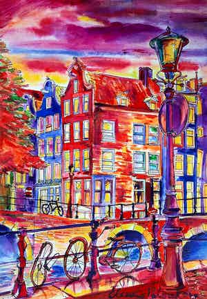 Elena Polyakova - Amsterdamse avond verkocht voor € 65!